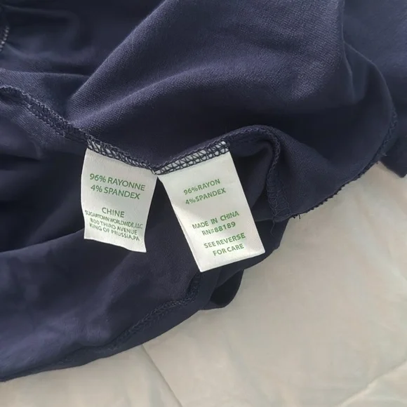 Lilly Pulitzer NWT navy blue Misha  wrap dress - Picture 7 of 7